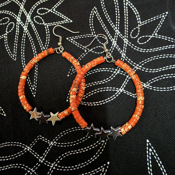Sunset Star Hoops
