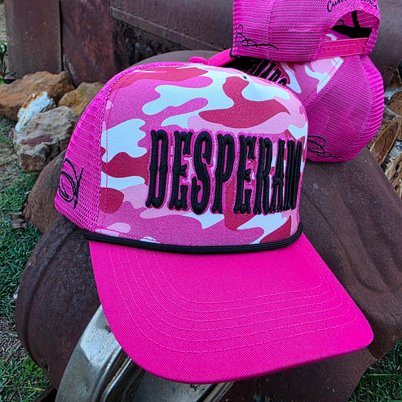 Desperado Trucker Cap Pink Camo