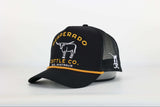 Desperado Trucker Cap Cattle Co. Black Roper