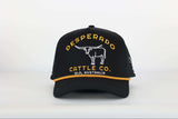 Desperado Trucker Cap Cattle Co. Black Roper