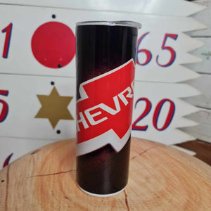 Chevrolet Light 20oz Stainless Tumbler Cup & Straw
