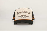 Desperado Trucker Cap Black & Bronze Custom Merch