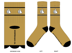 Respect Tan Premium Socks