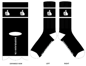 Respect Black  Premium Socks