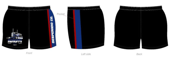 KWHOPPA KUNCE Black Footy Shorts