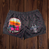 Desperado Co. Women In Trucking Footy Shorts