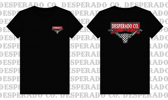 Desperado Co. Checked Out Black/Red Tee