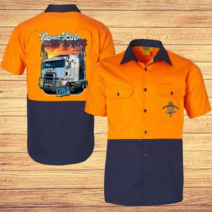 GBL S/S High Vis Work Shirt Never Late
