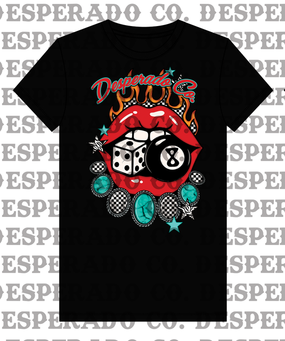 Desperado Co. Ladies Lucky Lips Tee