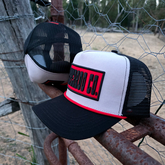 Desperado Trucker Cap Grey & Red Patch