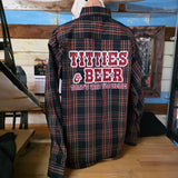 MEDIUM Bisley Check Shirt Titties & Beer