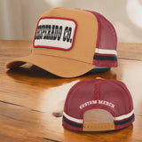 Desperado Trucker Cap Tan & Red Classic