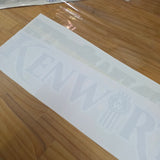 Windscreen Banner Kenworth Blue & Chrome
