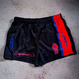 Desperado Co. Aussie Spirit Blue & Red Footy Shorts