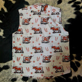 Desperado Co. Sleeveless Work Shirt Longhorns