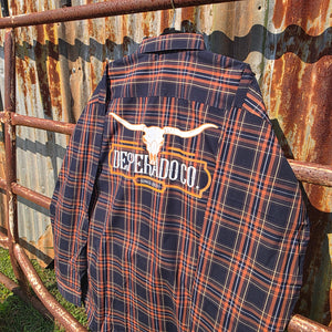 Desperado Vintage Longhorn Button Up Shirt