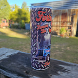 Fortune Favours the Brave 20oz Stainless Tumbler Cup & Straw