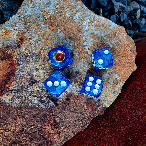 Marble Dice Valve Caps (6 colours!)