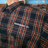 3XL Never Give Up Check Shirt