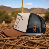Desperado Trucker Cap Cattle Co. Tan Roper