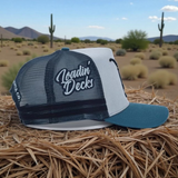 Desperado Trucker Cap Loadin' Decks Cashin' Cheques Teal