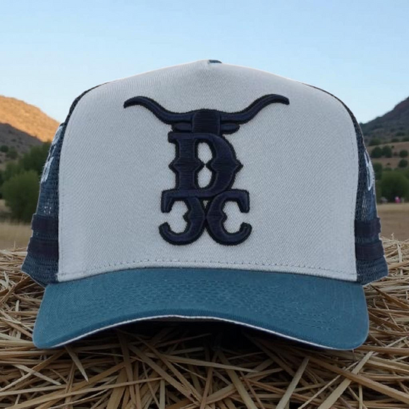 Desperado Trucker Cap Loadin' Decks Cashin' Cheques Teal