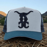 Desperado Trucker Cap Loadin' Decks Cashin' Cheques Teal