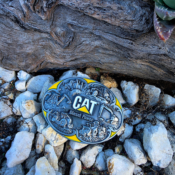 CAT Diesel Machines Belt Buckle
