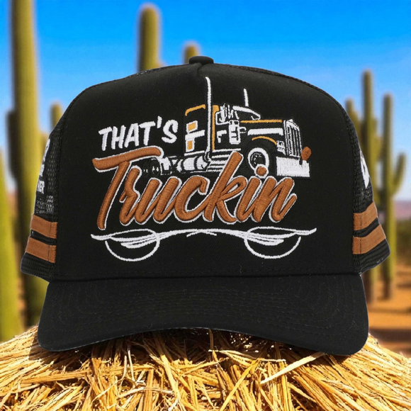 Desperado Trucker Cap That's Truckin BLACK