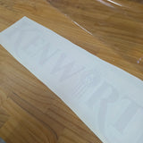Windscreen Banner Kenworth Red & Chrome