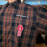 X LARGE Bisley Check Shirt Kenworth