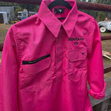 Desperado Co. Long Sleeve Work Shirt Pink