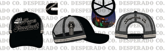 PRE ORDER Desperado Trucker Cap Proper Truckwit Black