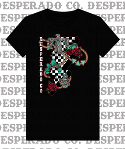 Desperado Co. Ladies Checker Lightning Tee