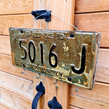 Vintage Land Of Lincoln Plate Key Holder