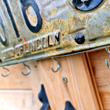 Vintage Land Of Lincoln Plate Key Holder