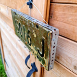 Vintage Land Of Lincoln Plate Key Holder