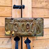 Vintage Land Of Lincoln Plate Key Holder