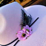 Desperado Pastel Pink Fashion Felt Hat