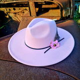 Desperado Pastel Pink Fashion Felt Hat