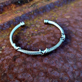RESTOCKING SOON PRE ORDER Stainless Silver Rope Knot Cuff