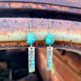 Desperado Turquoise & Silver Arrow Earrings