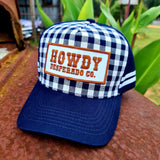 Desperado Howdy Trucker Cap Blue Gingham