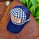 Desperado Howdy Trucker Cap Blue Gingham