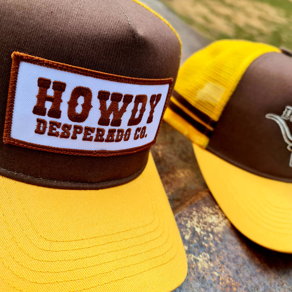 Desperado Howdy Trucker Cap Peanut Butter