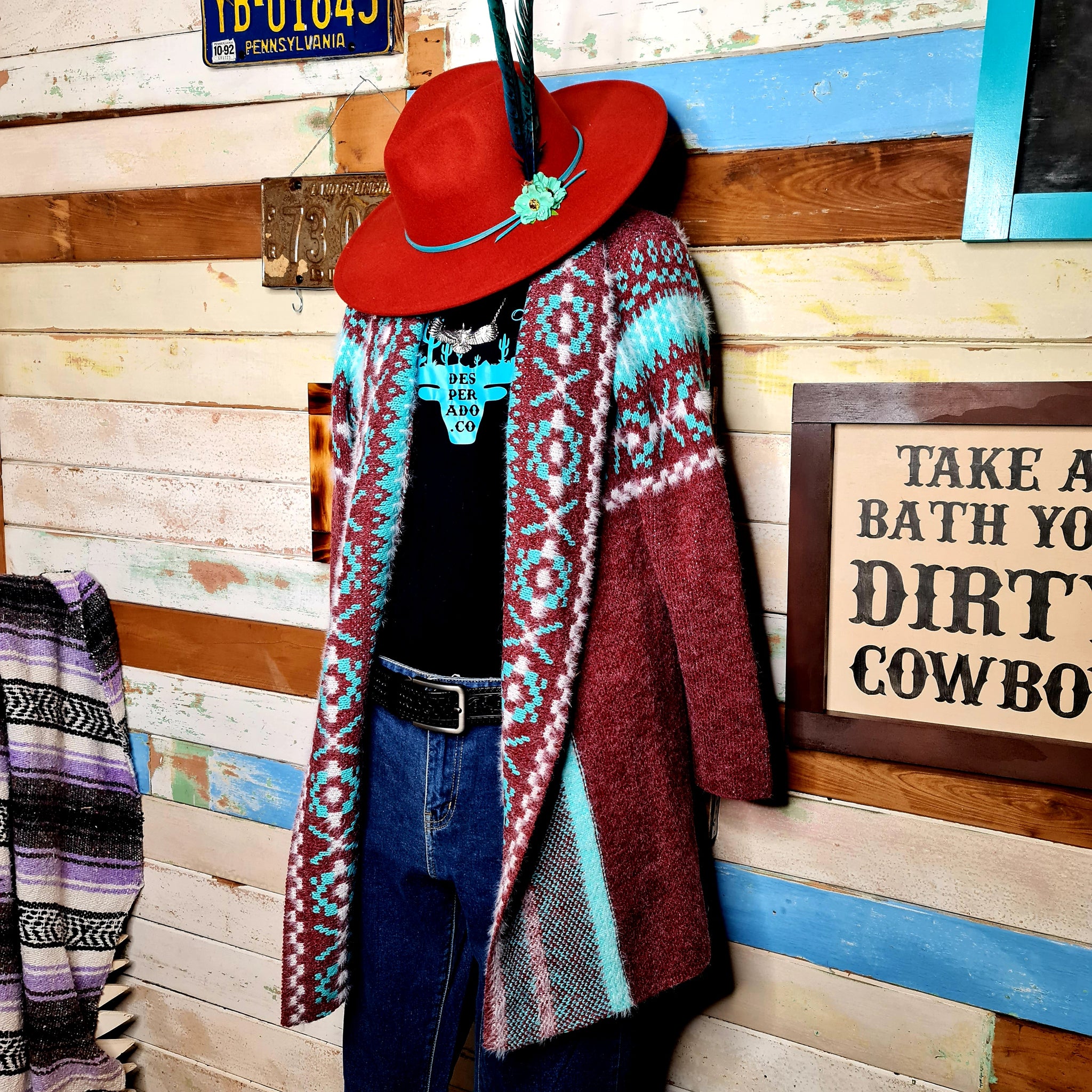 Aztec duster deals cardigan