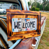 Welcome Handmade Sign