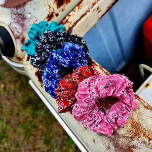 Paisley Country Scrunchie (Various Colours)