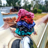 Paisley Country Scrunchie (Various Colours)