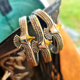 Stainless Take Flight Eagle Cuff Bangle
